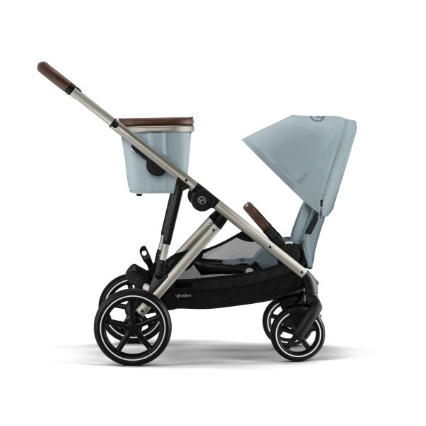 Poussette trio Gazelle S Stormy Blue + Siège auto Cloud G i-Size + Nacelle S + Base G