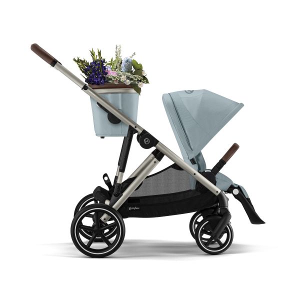 Poussette trio Gazelle S Stormy Blue + Siège auto Cloud G i-Size + Nacelle S + Base G
