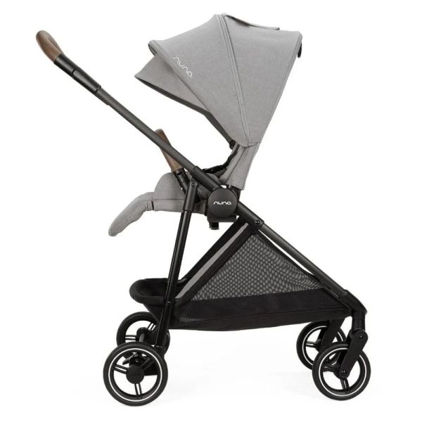 Poussette trio Ixxa Next + siège auto Arra Flex Caviar + nacelle Lytl Seasalt