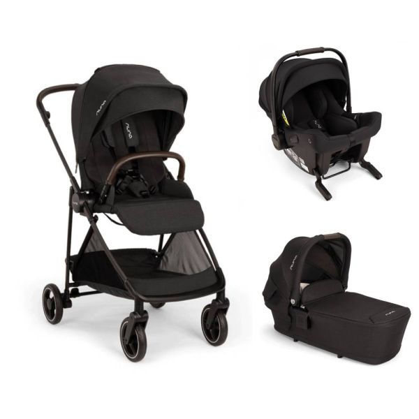 Poussette trio IXXA Next + siège auto Pipa Urbn + nacelle Lytl Caviar