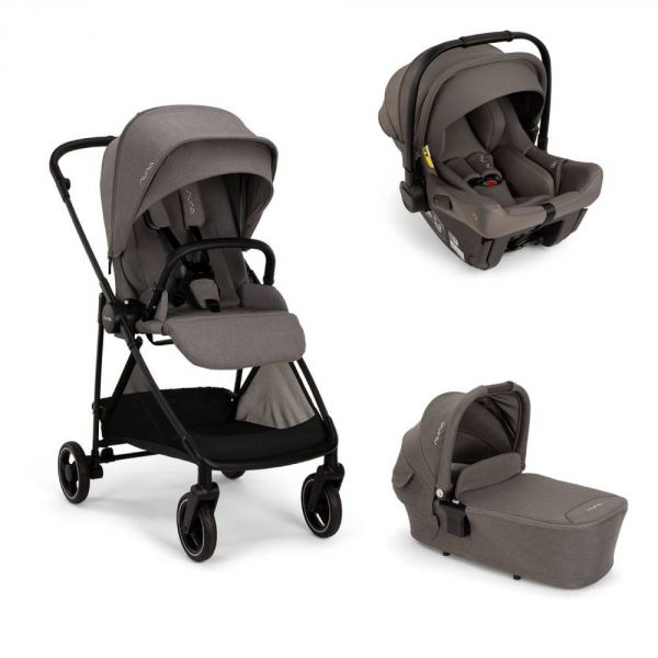 Poussette trio IXXA Next + siège auto Pipa Urbn + nacelle Lytl Thunder