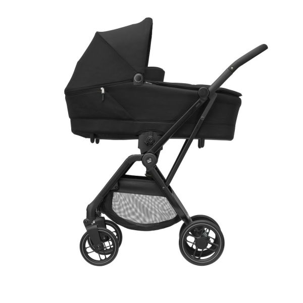 Poussette trio Leona² + Pebble S + nacelle Sense Black