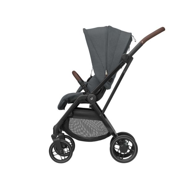 Poussette trio Leona² + Pebble S + nacelle Sense Graphite