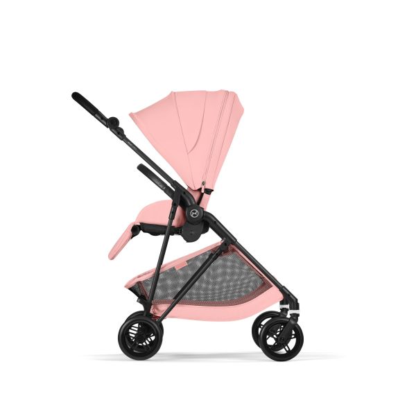 Poussette trio Melio Carbon 6 Candy Pink avec siège auto Cloud G i-Size et nacelle