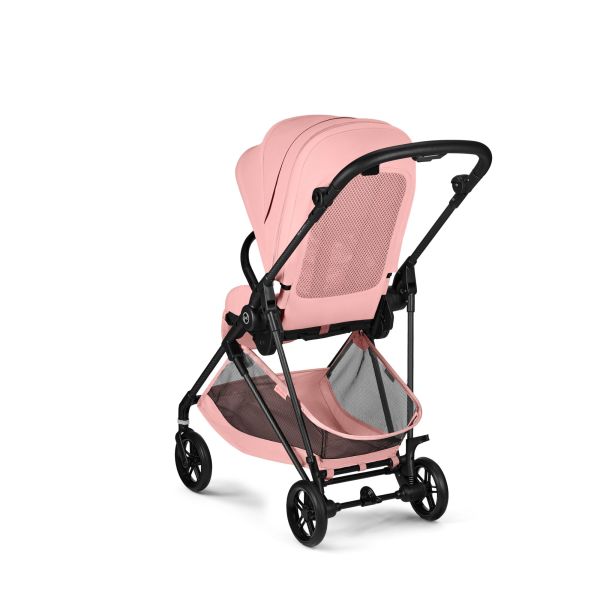 Poussette trio Melio Carbon 6 Candy Pink avec siège auto Cloud G i-Size et nacelle