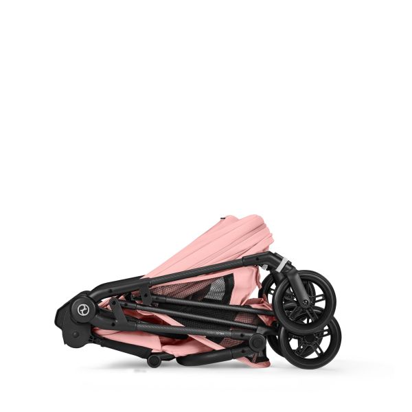 Poussette trio Melio Carbon 6 Candy Pink avec siège auto Cloud G i-Size et nacelle