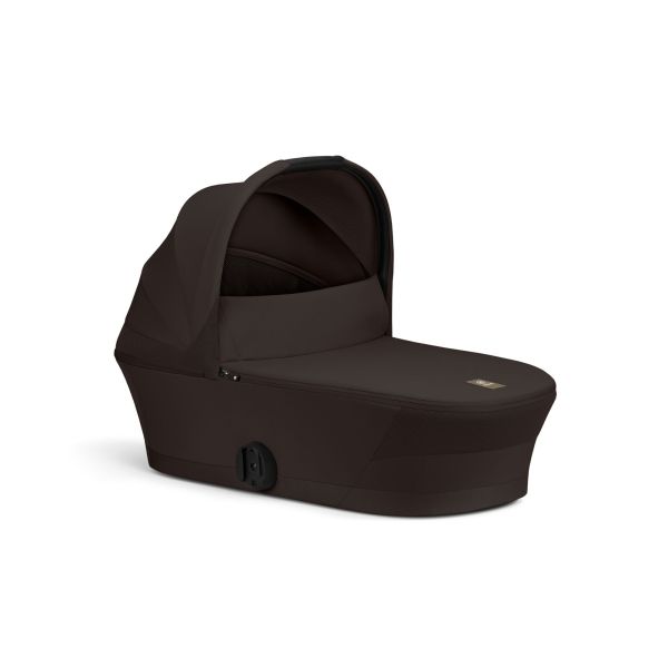 Poussette trio Melio Carbon 6 Chocolate Brown avec siège auto Cloud G i-Size et nacelle