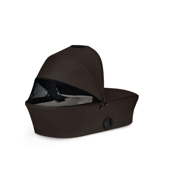 Poussette trio Melio Carbon 6 Chocolate Brown avec siège auto Cloud G i-Size et nacelle