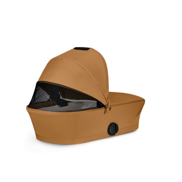 Poussette trio Melio Carbon 6 Cinnamon Yellow avec siège auto Cloud G i-Size et nacelle