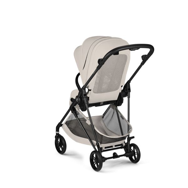 Poussette trio Melio Carbon 6 Dune Grey avec siège auto Cloud G i-Size et nacelle