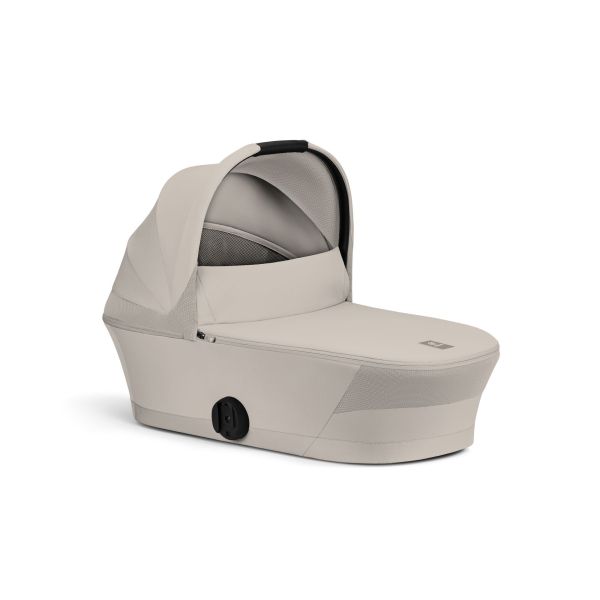 Poussette trio Melio Carbon 6 Dune Grey avec siège auto Cloud G i-Size et nacelle