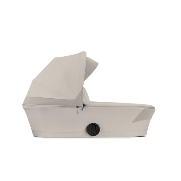 Poussette trio Melio Carbon 6 Dune Grey avec siège auto Cloud G i-Size et nacelle