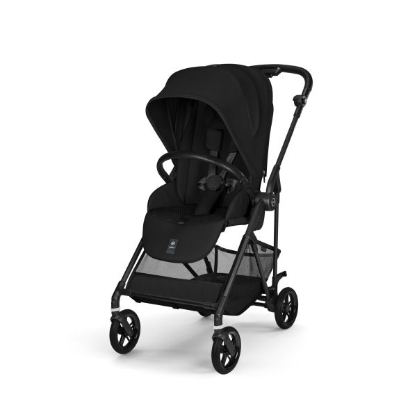 Poussette trio Melio Carbon 6 Magic Black avec siège auto Cloud G i-Size et nacelle