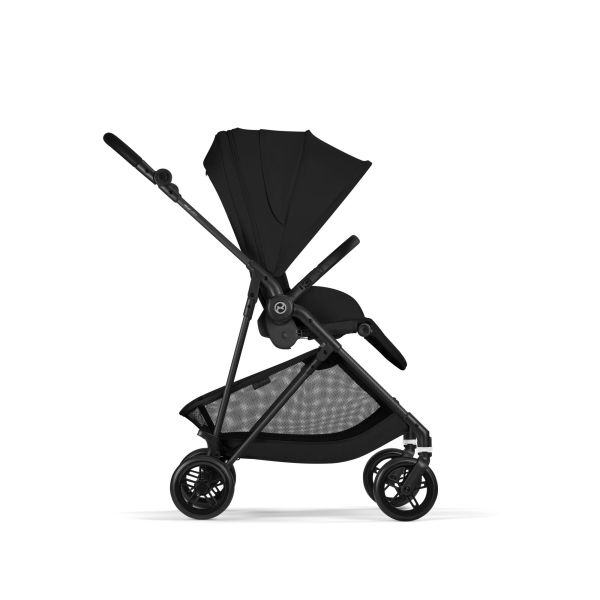 Poussette trio Melio Carbon 6 Magic Black avec siège auto Cloud G i-Size et nacelle