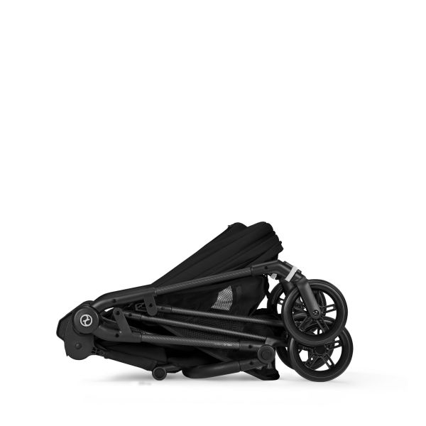 Poussette trio Melio Carbon 6 Magic Black avec siège auto Cloud G i-Size et nacelle