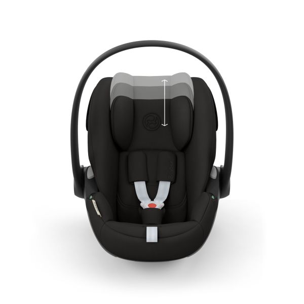 Poussette trio Melio Carbon 6 Magic Black avec siège auto Cloud G i-Size et nacelle