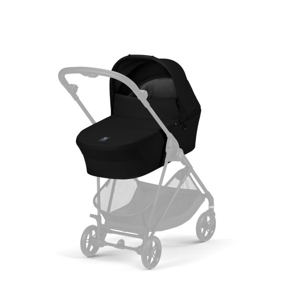 Poussette trio Melio Carbon 6 Magic Black avec siège auto Cloud G i-Size et nacelle