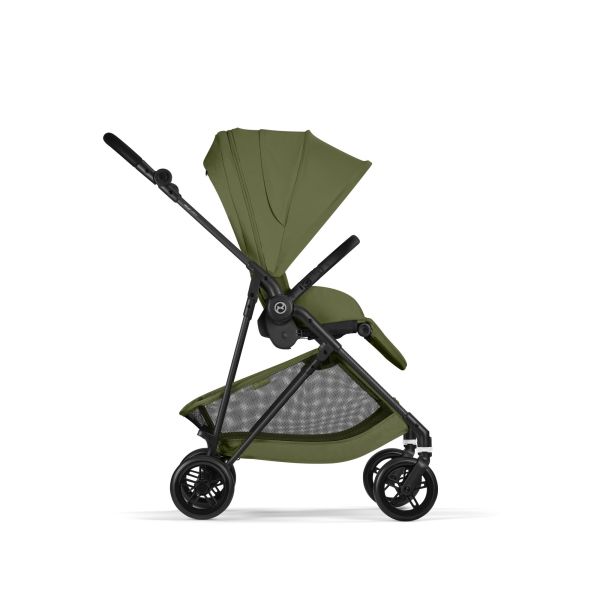Poussette trio Melio Carbon 6 Moss Green avec siège auto Cloud G i-Size et nacelle