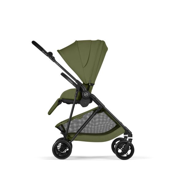 Poussette trio Melio Carbon 6 Moss Green avec siège auto Cloud G i-Size et nacelle