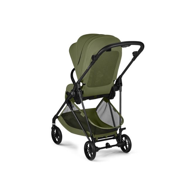 Poussette trio Melio Carbon 6 Moss Green avec siège auto Cloud G i-Size et nacelle