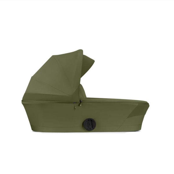 Poussette trio Melio Carbon 6 Moss Green avec siège auto Cloud G i-Size et nacelle