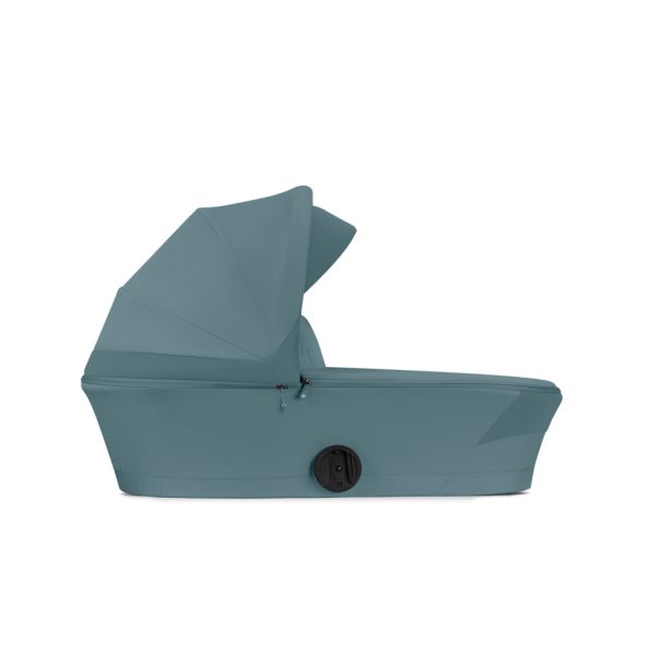 Poussette trio Melio Carbon 6 Stormy Blue avec siège auto Cloud G i-Size et nacelle