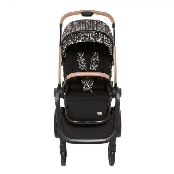 Poussette trio Mysa Dew Re_Lux + Siège auto First Seat Recline i-Size Black Satin + nacelle