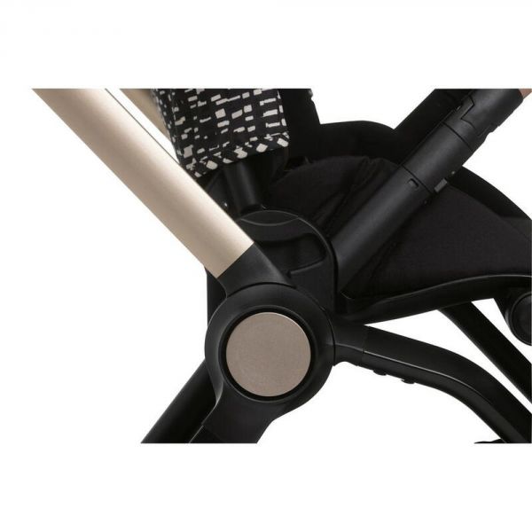 Poussette trio Mysa Dew Re_Lux + Siège auto First Seat Recline i-Size Black Satin + nacelle