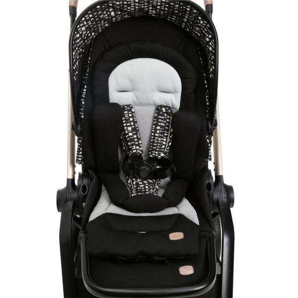 Poussette trio Mysa Dew Re_Lux + Siège auto First Seat Recline i-Size Black Satin + nacelle