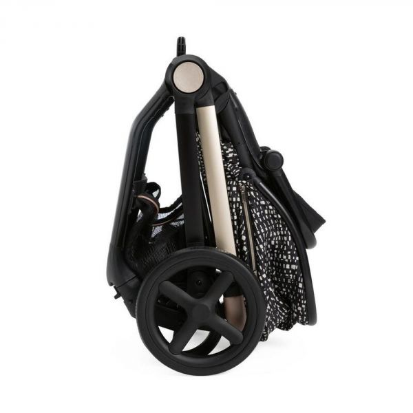 Poussette trio Mysa Dew Re_Lux + Siège auto First Seat Recline i-Size Black Satin + nacelle