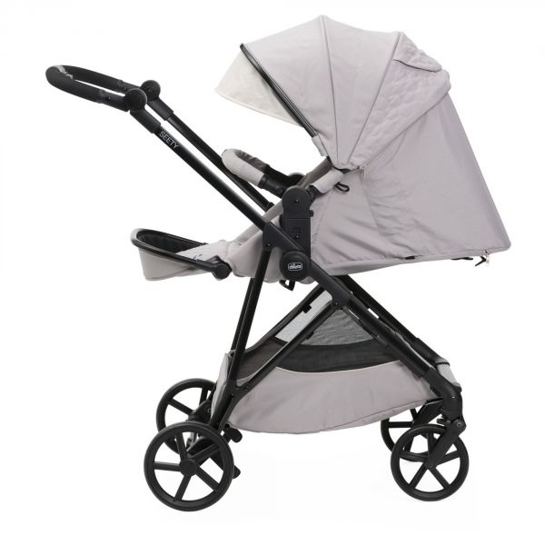 Poussette trio Seety Florence Beige + Siège auto Kory I-Size essential + Nacelle Seety