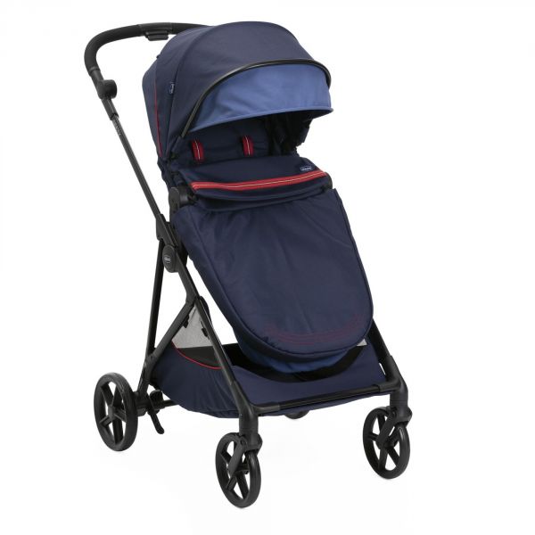 Poussette trio Seety Oxford Blue + Siège auto Kory I-Size essential + Nacelle Seety