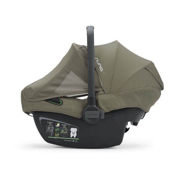Poussette trio Swiv + siège auto Pipa Next Pine + nacelle Lytl Pistachio