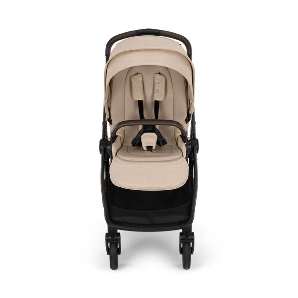 Poussette trio Swiv Biscotti + siège auto Pipa Urbn Caviar + nacelle Lytl Biscotti