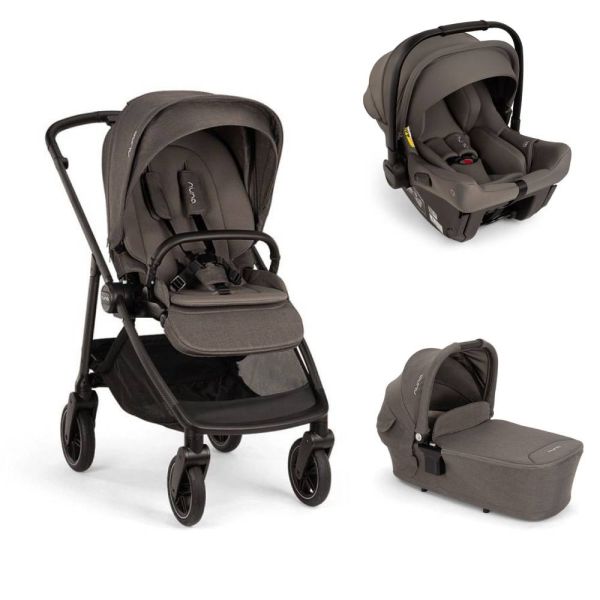 Poussette trio Swiv Thunder + siège auto Pipa Urbn Thunder + nacelle Lytl Thunder