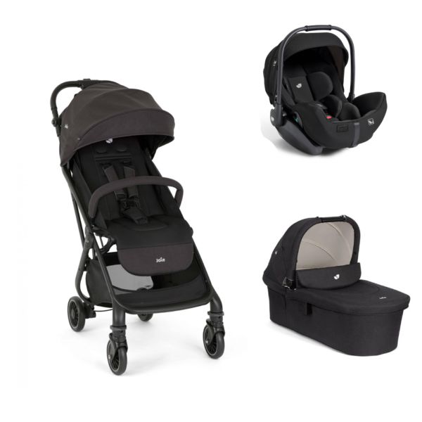 Poussette trio Tourist + siège auto i-Level Pro Eclipse + nacelle Ramble XL Shale noir