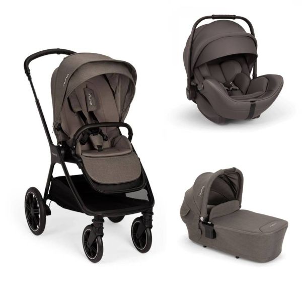 Poussette trio Triv LX + siège auto Arra Flex + nacelle Lytl Thunder