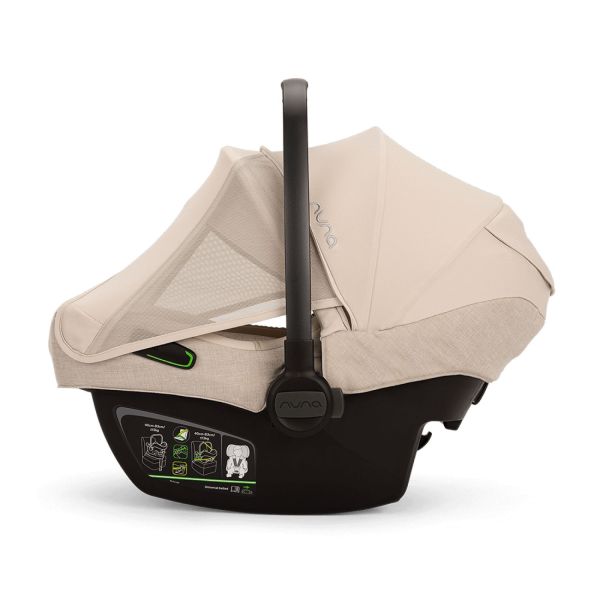 Poussette trio Triv LX + siège auto Pipa Next + nacelle Lytl Biscotti