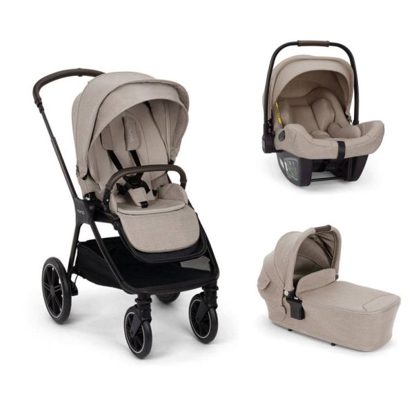Poussette trio Triv LX + siège auto Pipa Next + nacelle Lytl Chateau