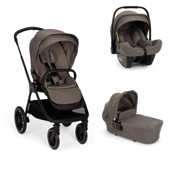 Poussette trio Triv LX + siège auto Pipa Next + nacelle Lytl Thunder