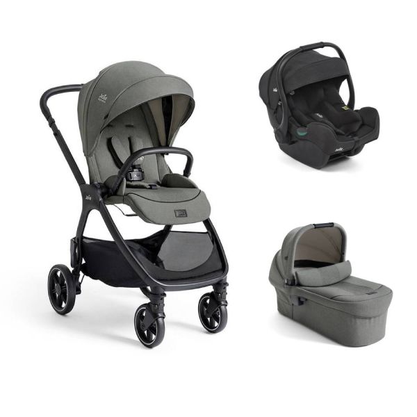 Poussette trio Valora + siège auto i-Gemm 3 Raven + nacelle Ramble XL Evergreen