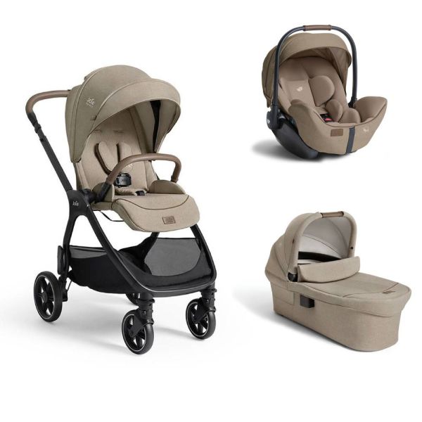 Poussette trio Valora + siège auto i-Level Pro + nacelle Ramble XL Sandstone