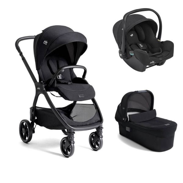 Poussette trio Valora + siège auto i-Snug 2 Raven + nacelle Ramble XL Eclipse