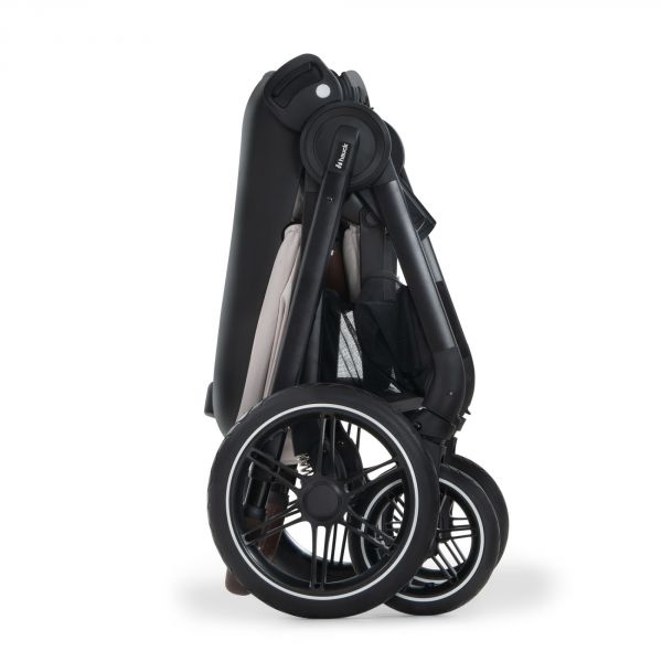 Poussette trio Walk N Care Beige avec coque drive N Care et base isofix