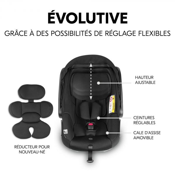 Poussette trio Walk N Care Beige avec coque drive N Care et base isofix