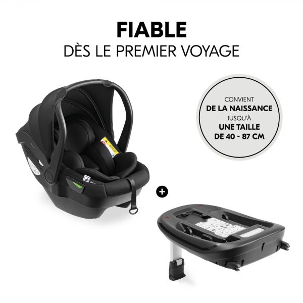 Poussette trio Walk N Care Beige avec coque drive N Care et base isofix