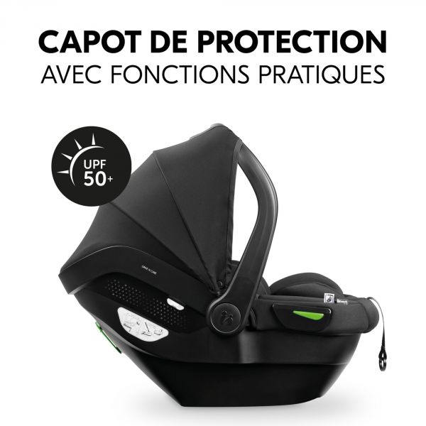 Poussette trio Walk N Care Beige avec coque drive N Care et base isofix