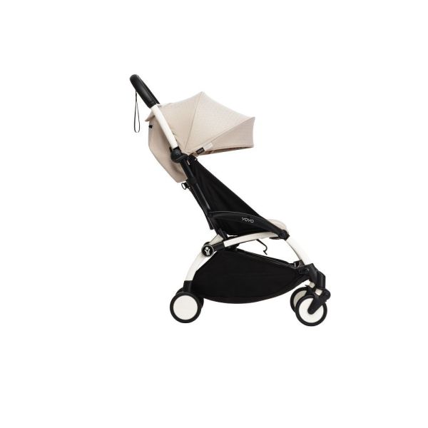 Poussette Trio YOYO 3 pack 0+ & 6+ + siège auto Cloud T plus Black - Châssis blanc - Bonpoint