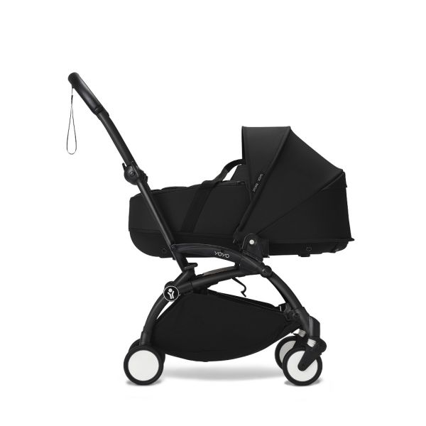 Poussette trio YOYO 3 - Châssis noir Pack 6+ siège auto car seat by Besafe + Nacelle Leopard / Noir
