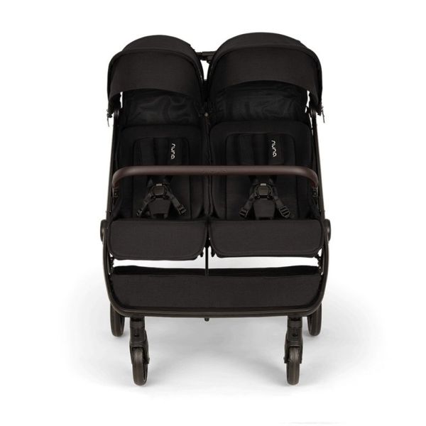 Poussette double Trvl Dubl Caviar